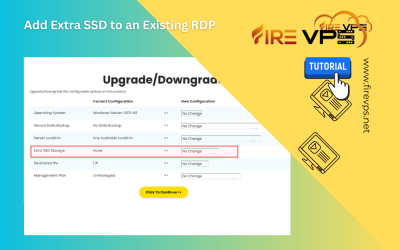 How to add extra SSD to an existing RDP?