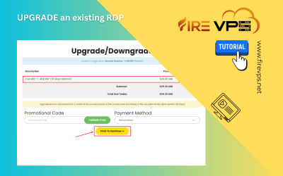 How to UPGRADE an existing RDP?