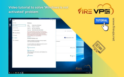 Video tutorial to solve ‘Windows is not activated’ problem