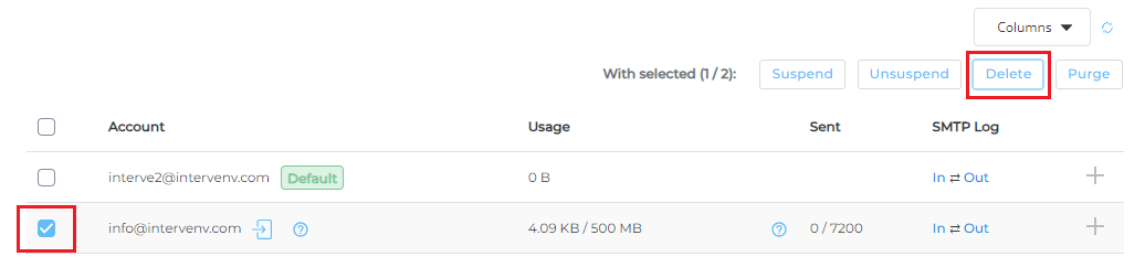 Log in to Control Panel