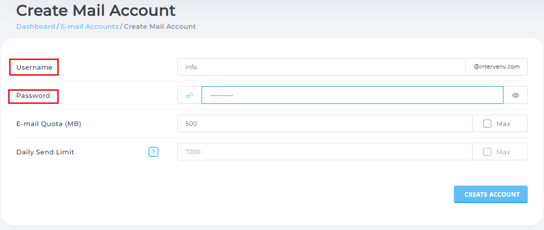 Log in to Control Panel