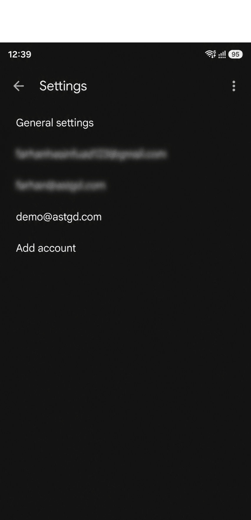 Open Gmail Settings menu